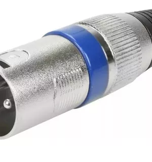 10 Plug Xlr Marca Csr Macho Conector Microfone