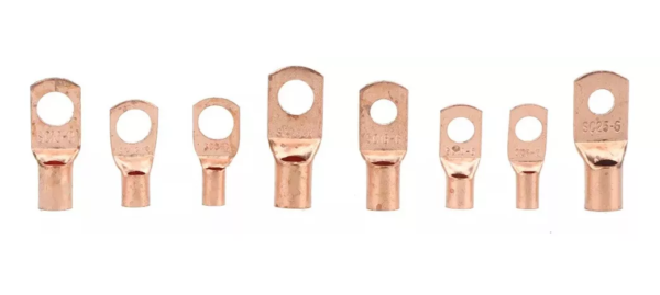60 Terminal Conector Olhal Compressão Cobre Fio - Imagem 9