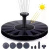 Chafariz Água Luz Solar Para Piscina