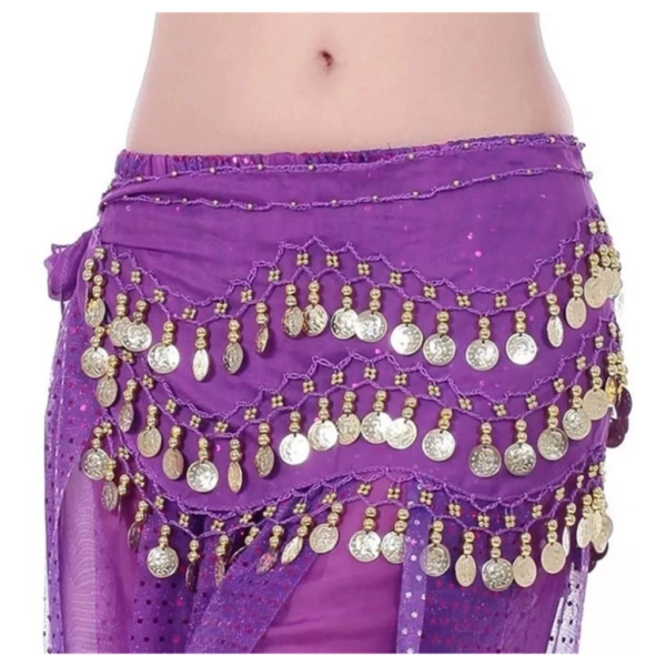 Lenço De Quadril Para Dança Do Ventre - Imagem 2