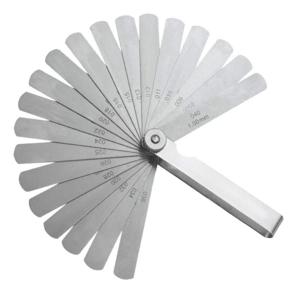 Calibre De Folga Mecânico 0,02 Mm A 1,00 Mm 31 Lâminas - MinyMix