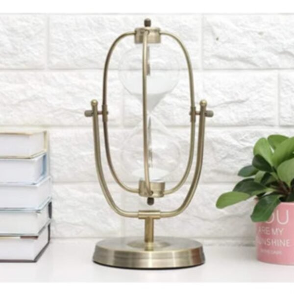 Ampulheta Decoração Decorativa Bronze - Imagem 6