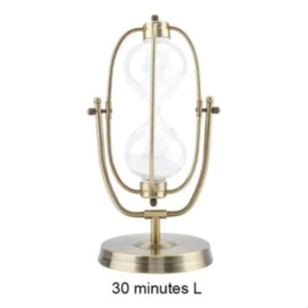 Ampulheta Decoração Decorativa Bronze - Imagem 3