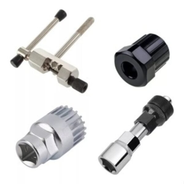 Kit Chave Bike Corrente Extrator Pedivela