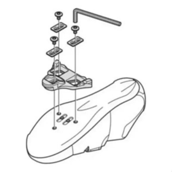 Tacos Sapatilha Speed Pedal Look Clip Road 700c - Imagem 5