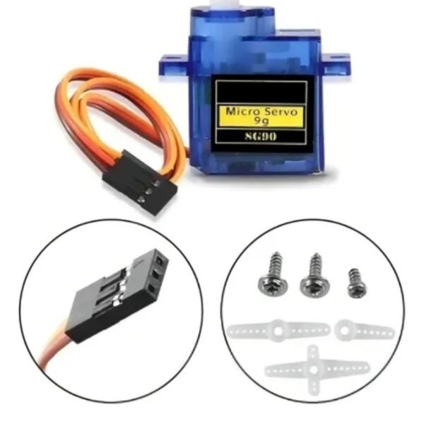 2x Micro Servo Motor 9g Sg90 1,6kg Arduino Rasp Node - Imagem 3