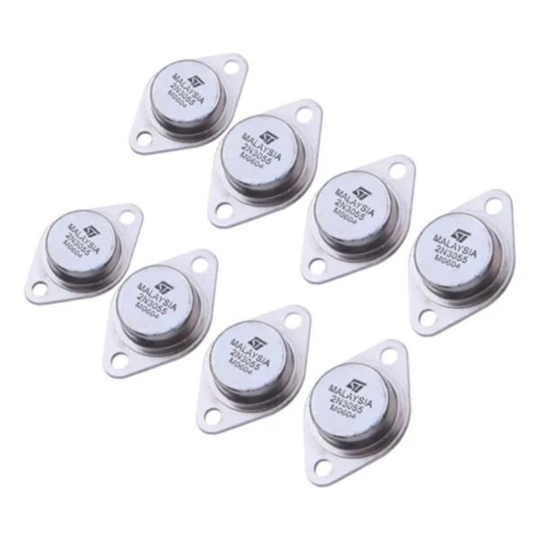 5 Transistor De Potência 2n3055 60v 15a Npn To3
