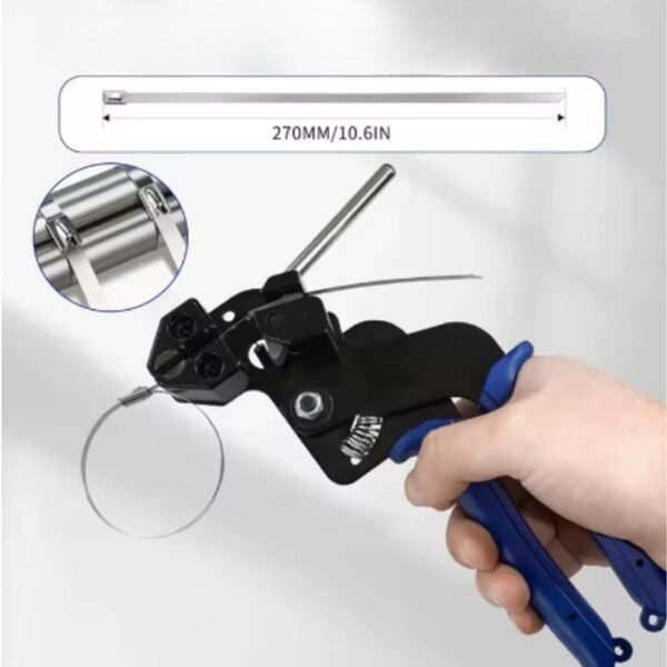 Alicate De Aperto E Corte Para Abraçadeira Aço Inox Zip Tie - Imagem 3