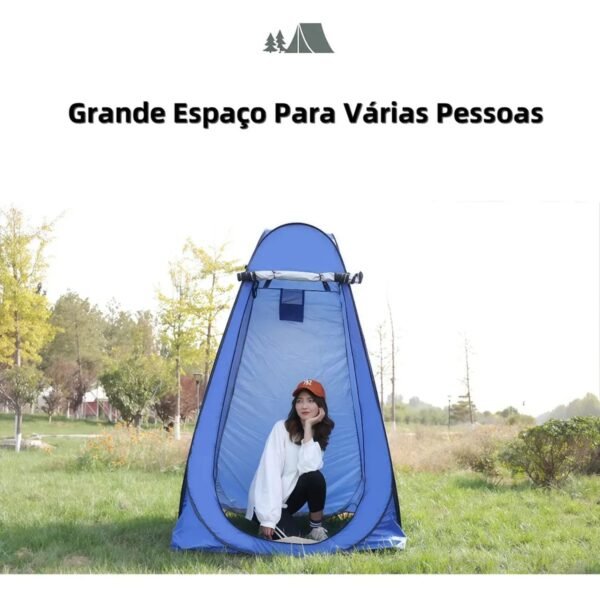 Barraca Trocador Portátil para Camping – Banheiro, Vestiário ou Chuveiro - Imagem 8