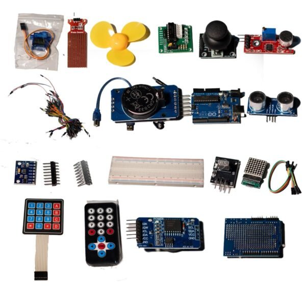 Kit Eletronica Com Protoboard E Cabos Compatível Com Arduino - Imagem 5
