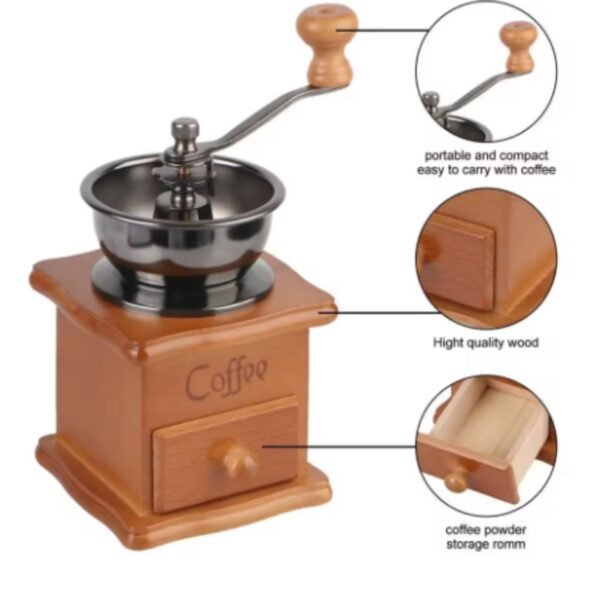 Moedor de Café Manual Com Regulagem De Grão - Imagem 2