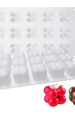 Molde De Silicone Mini Bubble 15 Cavidades Velas Artesanais