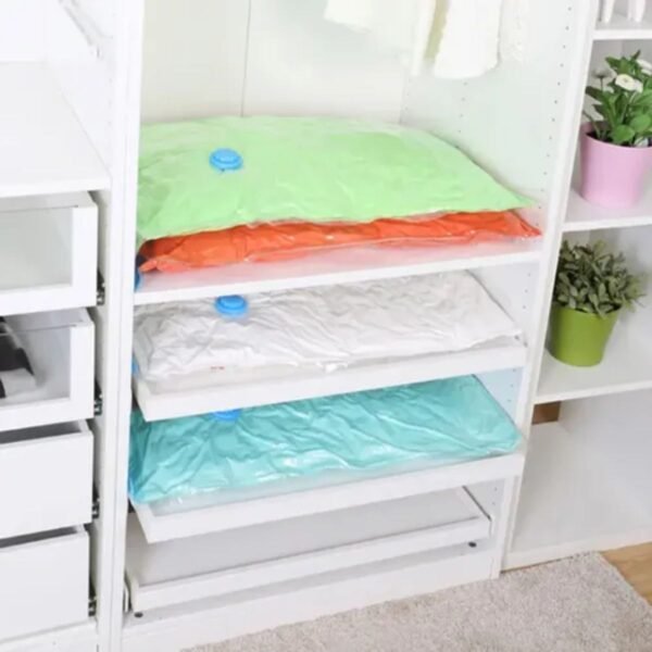 Saco a Vácuo Organizador de Roupas e Cobertores – Proteção e Economia de Espaço - Imagem 7