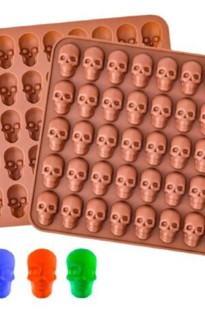 Forma de Silicone Caveira Skull