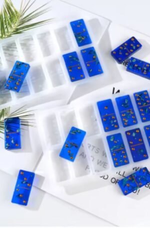 Molde De Silicone Jogo Domino Para Resina Artesanato