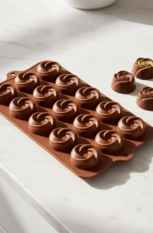 Forma De Silicone 15 Cavidades Rosas Bombons E Doces Gourmet