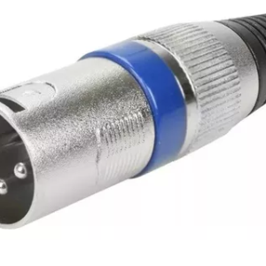 10 Plug Xlr Marca Csr Macho Conector Microfone Modelo Profi