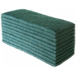 Fibra Verde Limpeza Pesada Uso Geral Esponja Kit C/ 10un
