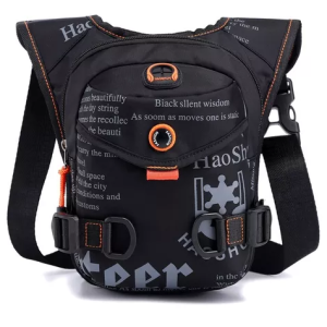 Bolsa Perna Pochete Cartucheira Nylon Moto Motoboy