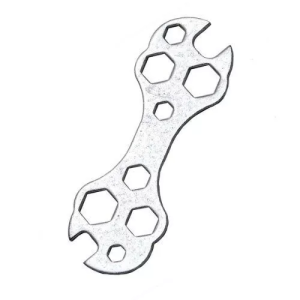 Tamanhos de bocas variando de 8mm a 17mm. Essas chaves multifuncionais são bastante úteis para quem pratica ciclismo, pois permitem ajustes de forma prática.