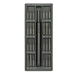 ideal para trabalhos que exigem cuidado, como reparos em eletrônicos, celulares, computadores e dispositivos que possuem parafusos pequenos e específicos.