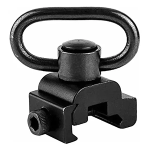 Compatível com trilhos de 22mm, ele oferece um suporte robusto, seguro e com rotação completa, ideal para atividades táticas e esportivas